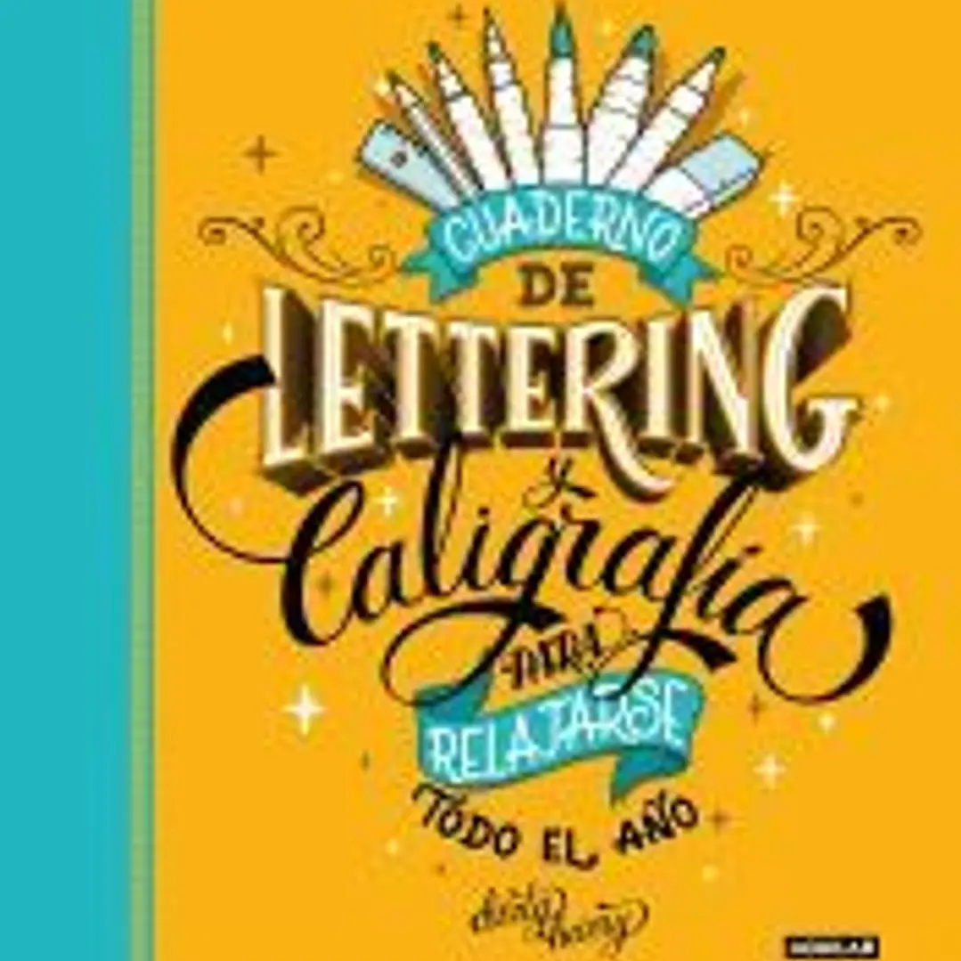 Cuaderno de Lettering y Caligrafía para relajarse todo el año 1