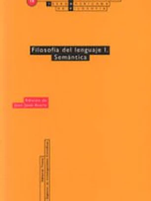 Filosofía del lenguaje I. Semántica