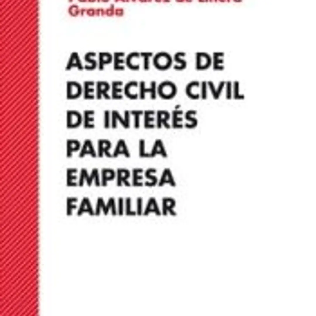 Aspectos derecho civil de interes para emmpresa familiar 1