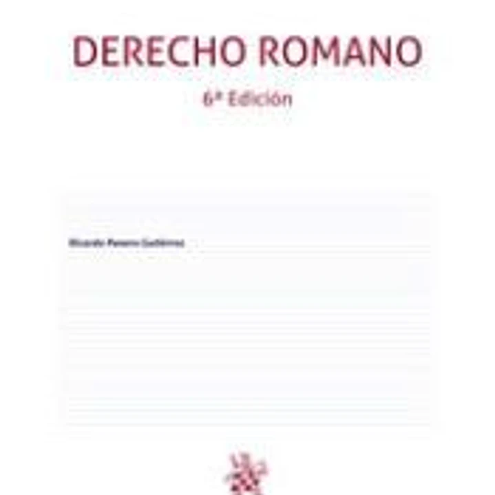 Derecho Romano 6ª Edición 1