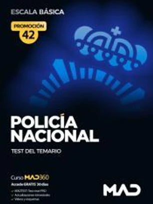Policía Nacional Escala Básica Promoción 42. Test
