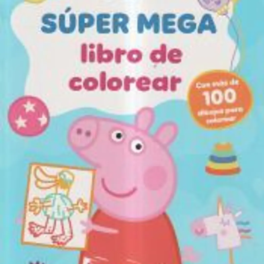 Súper mega libro de colorear (Peppa Pig. Actividades) 1