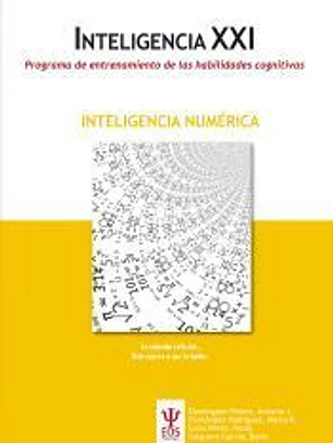 Programa de Entrenamiento de habilidades Cognitivas. INTELIGENCIA NUMÉRICA