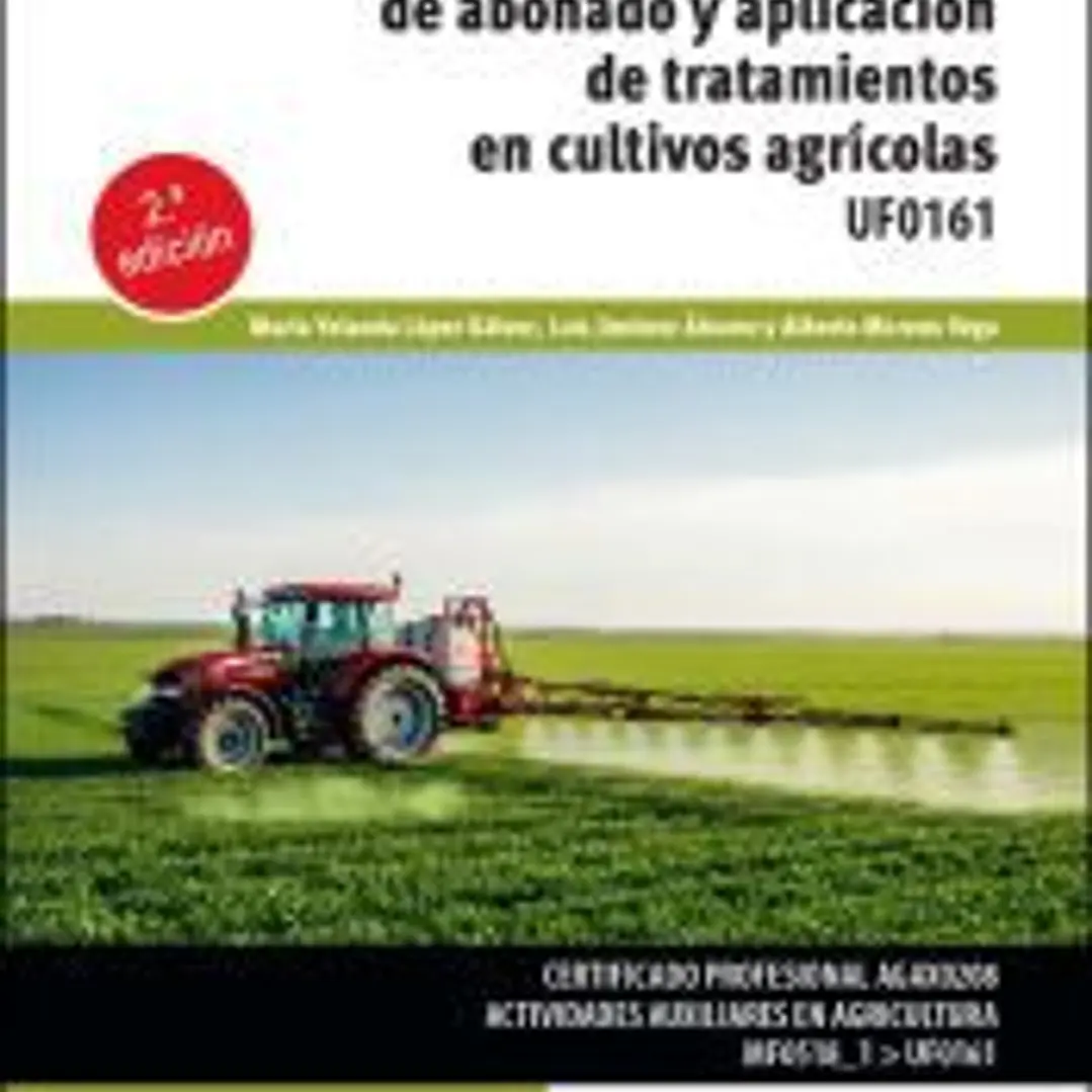 Operaciones auxiliares de abonado y aplicación de tratamientos en cultivos agrícolas 1