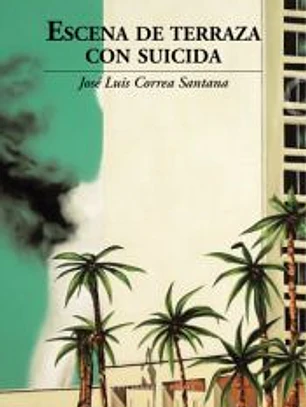 Escena de terraza con suicida