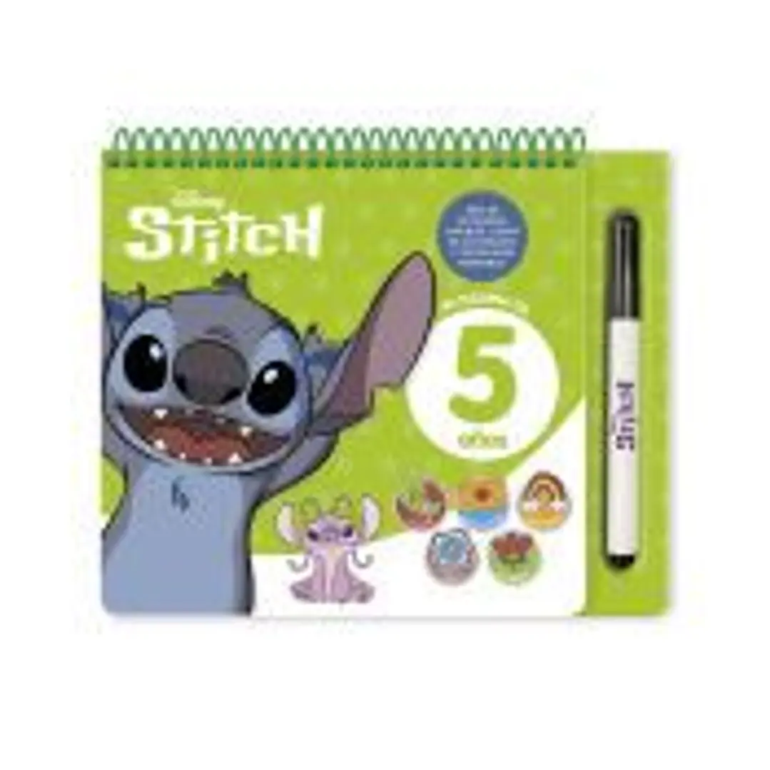 DISNEY MI PIZARRA DE 5 AÑOS - STITCH 1