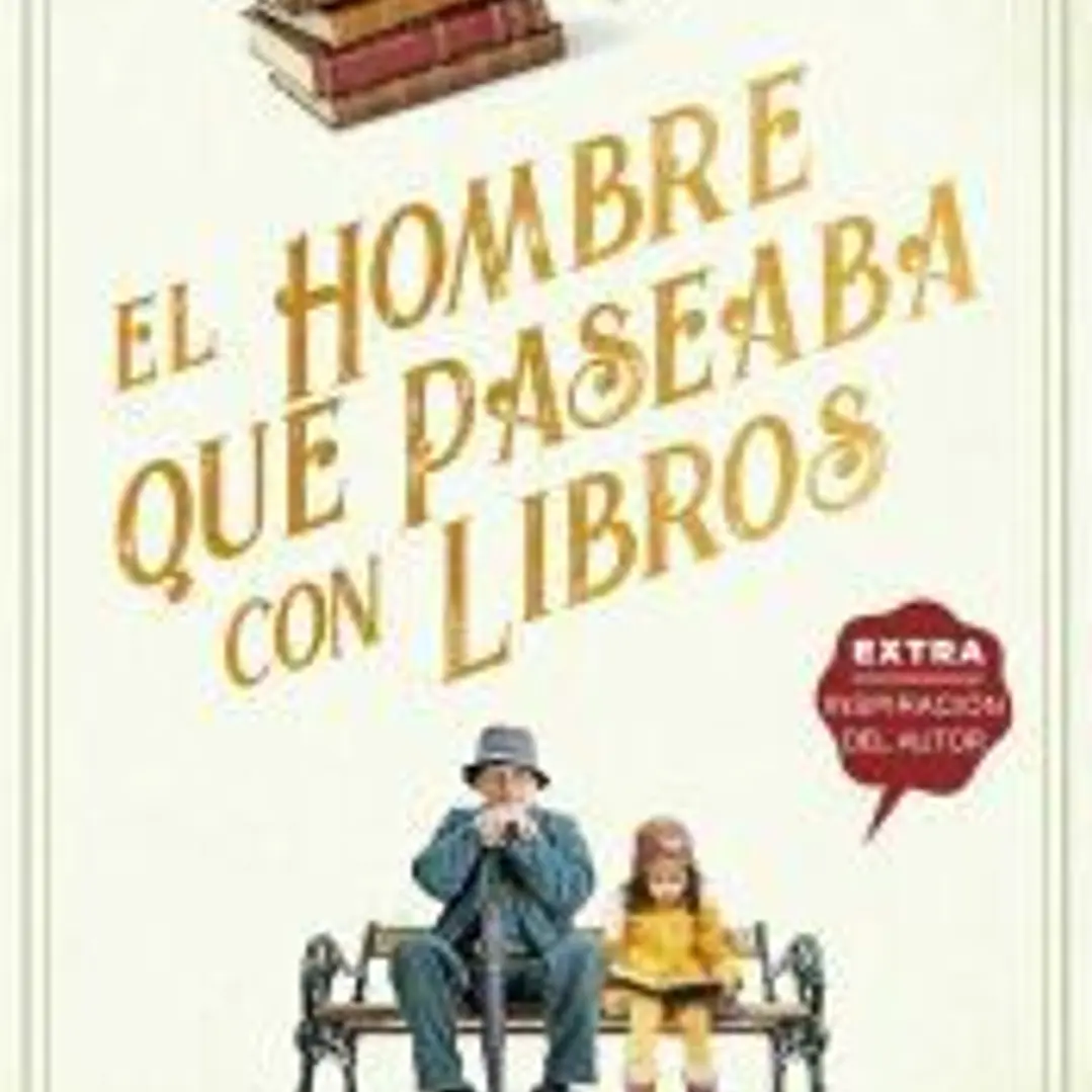El hombre que paseaba con libros 1
