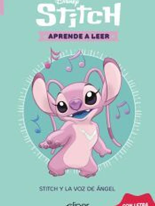 Disney. Aprende a leer con letra MAYÚSCULA - Stitch y la voz de Ángel