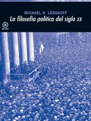 La filosofía política en el siglo XX