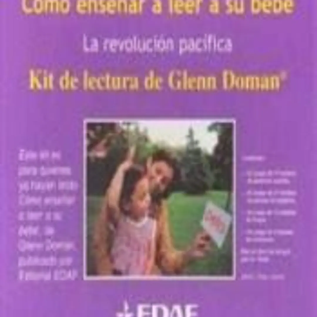 COMO ENSEÑAR A LEER A SU BEBE. KIT LECTURA GLENN DOMAN 1