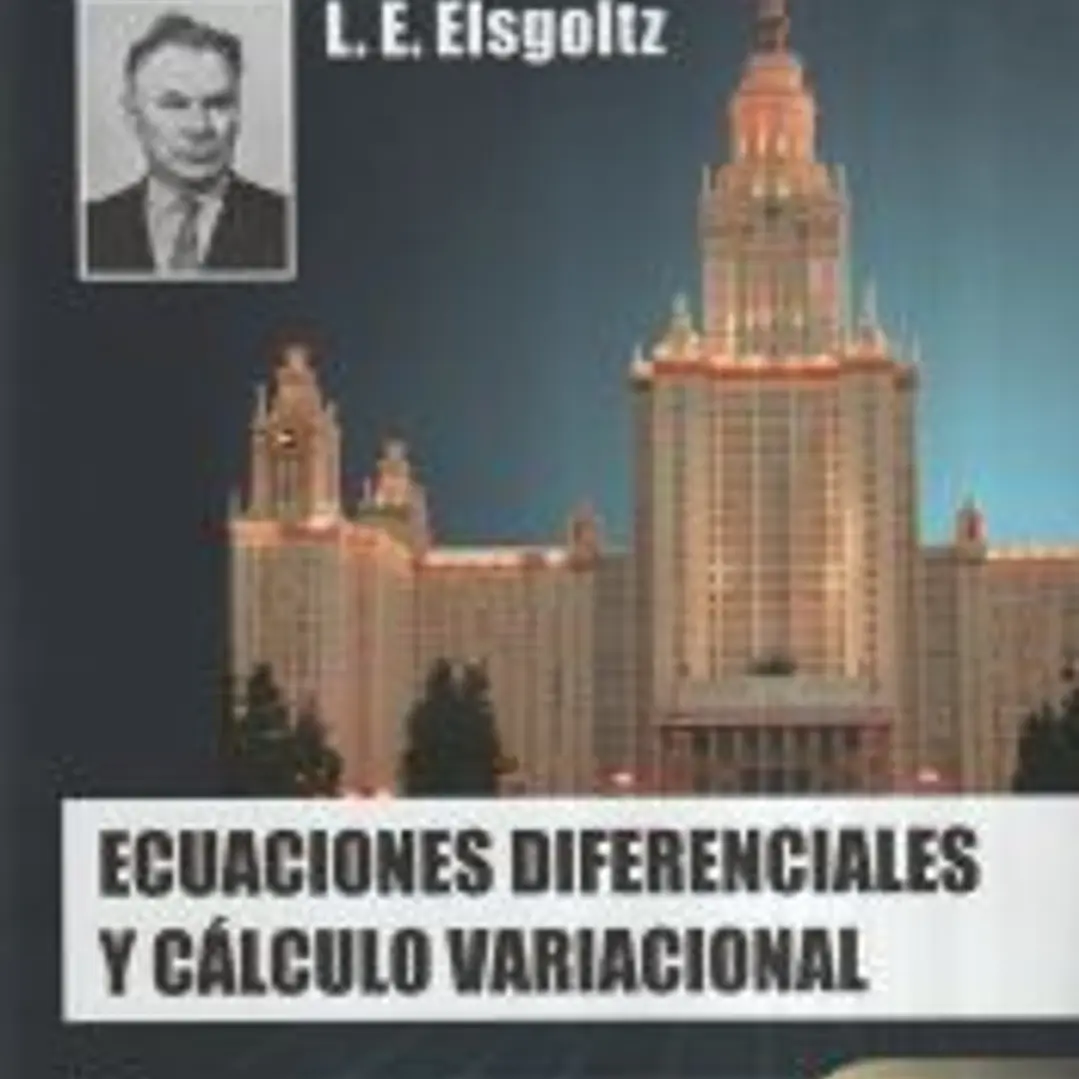 Ecuaciones diferenciales y calculo variacional 1