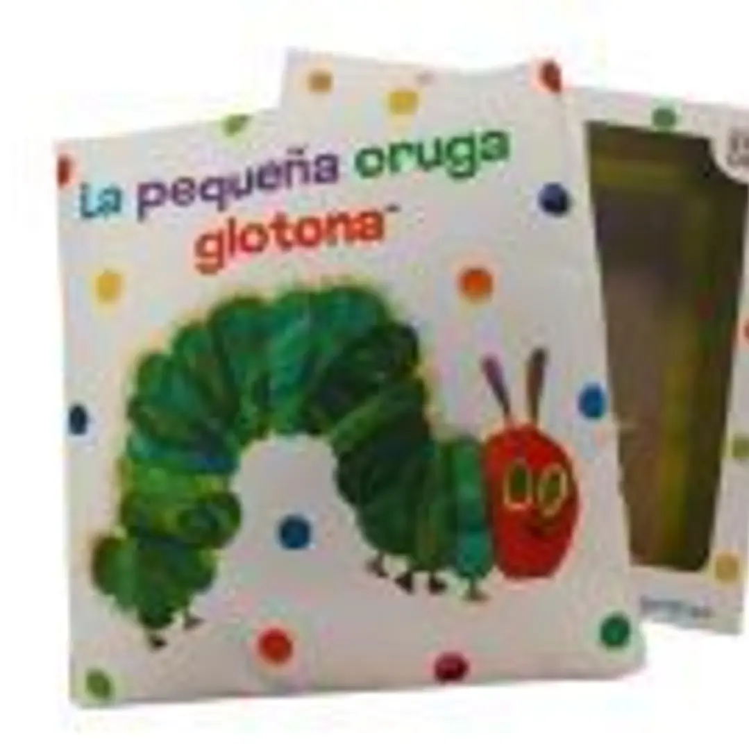 La pequeña oruga glotona. Libro de tela para abrazar 1