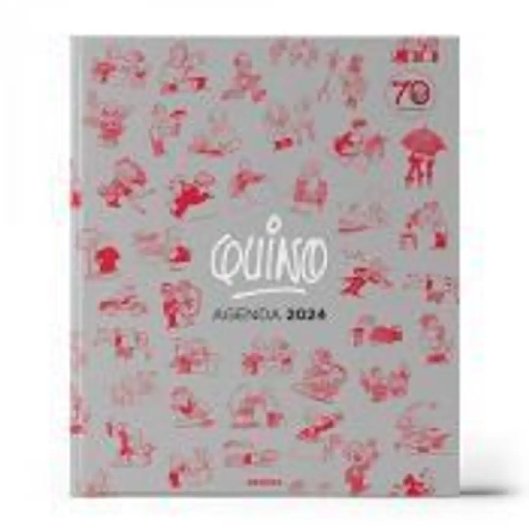 Quino 2024 Agenda Encuadernada gris 1