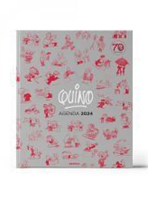 Quino 2024 Agenda Encuadernada gris