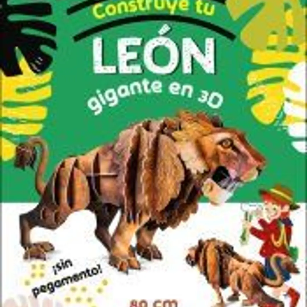 Construye tu león gigante en 3D 1
