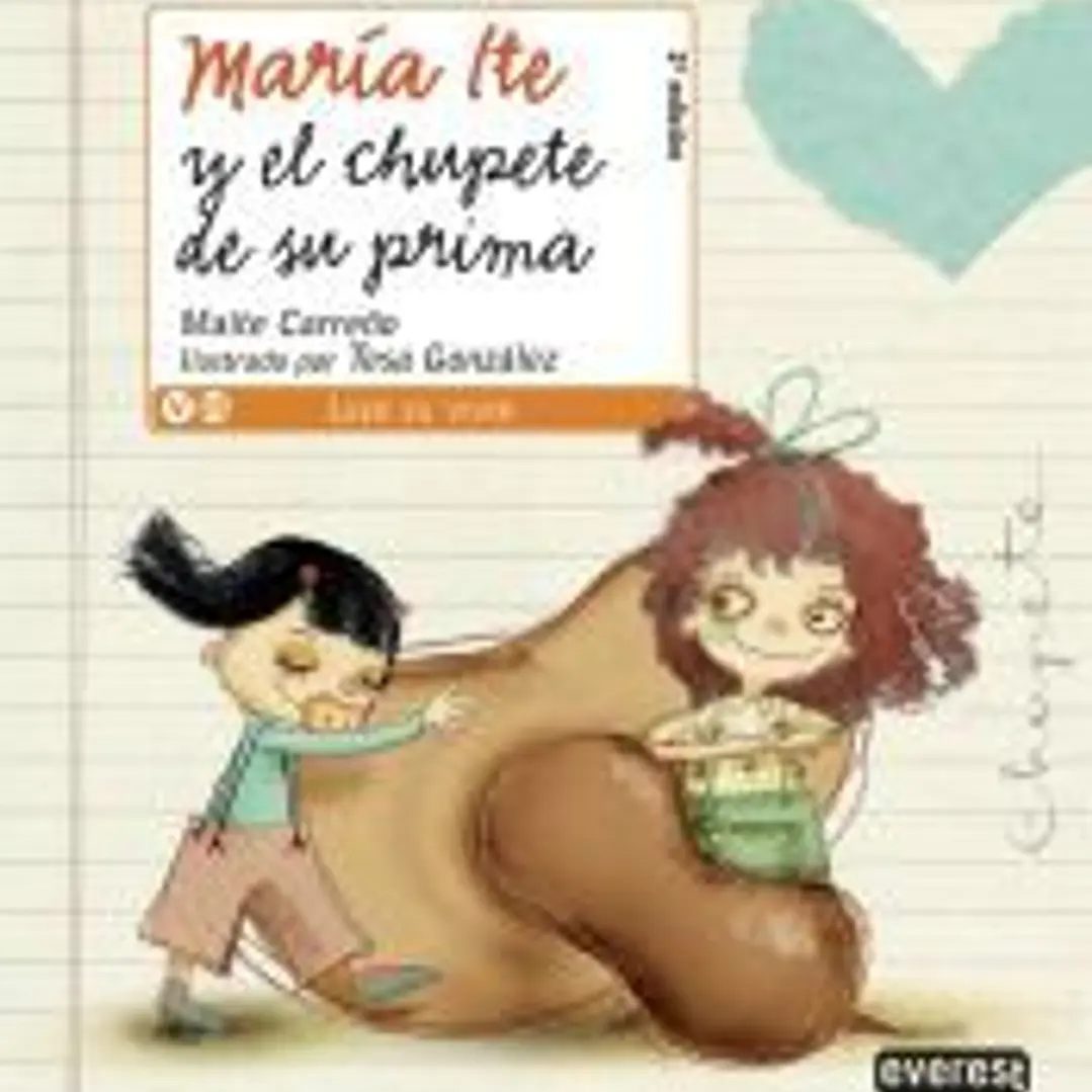María Ite y el chupete de su prima 1