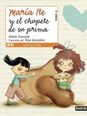 María Ite y el chupete de su prima