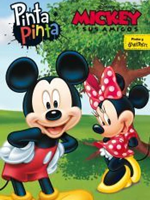 Mickey y sus amigos. Pinta Pinta: Libro para colorear