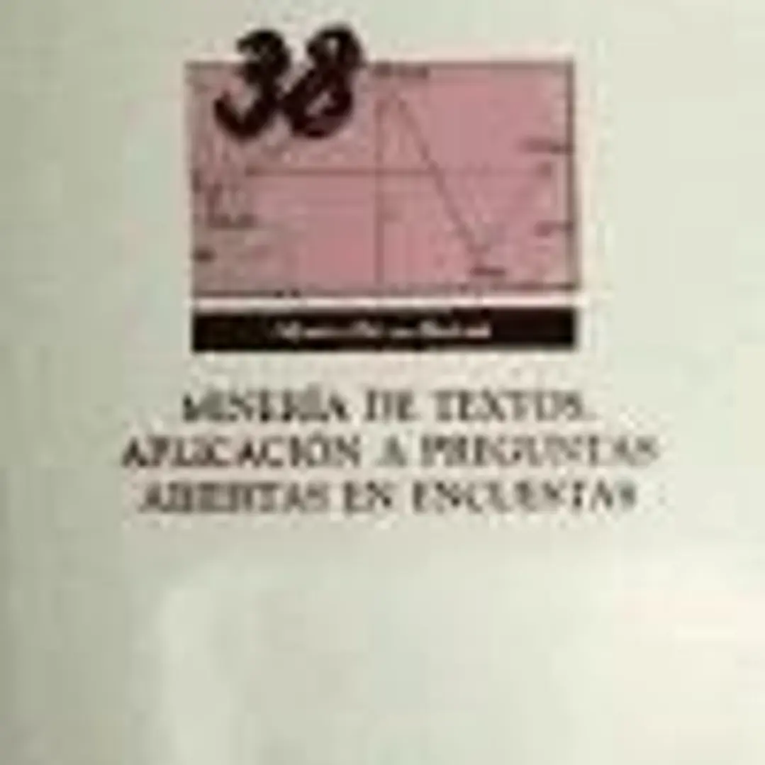 Minería de textos. Aplicación a preguntas abiertas 1