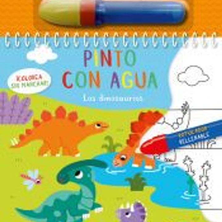 PINTO CON AGUA-LOS DINOSAURIOS 1