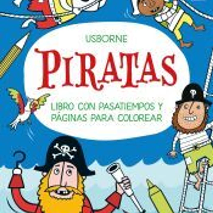Piratas - Libro con pasatiempos y páginas para colorear 1