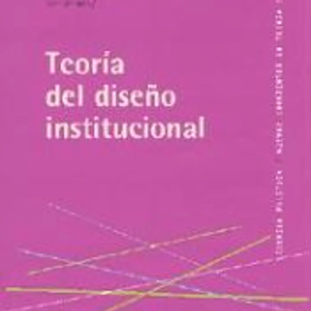 La teoría del diseño institucional 1