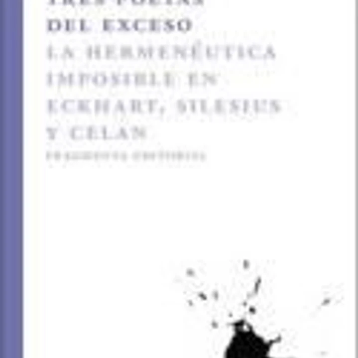 TRES POETAS DEL EXCESO 1
