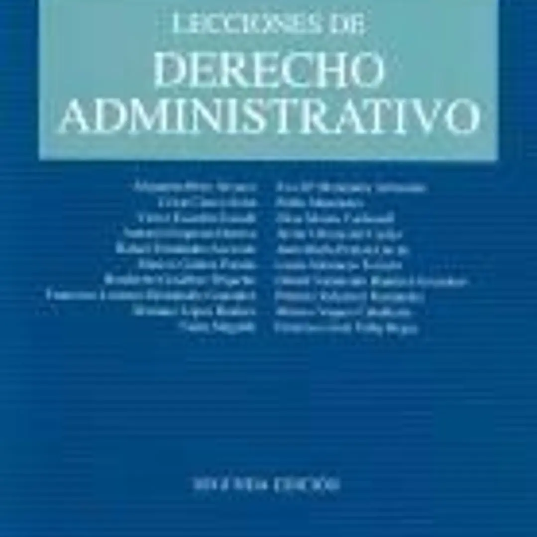 Lecciones de Derecho Administrativo 1