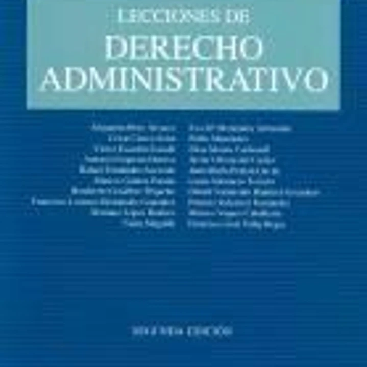Lecciones de Derecho Administrativo 1