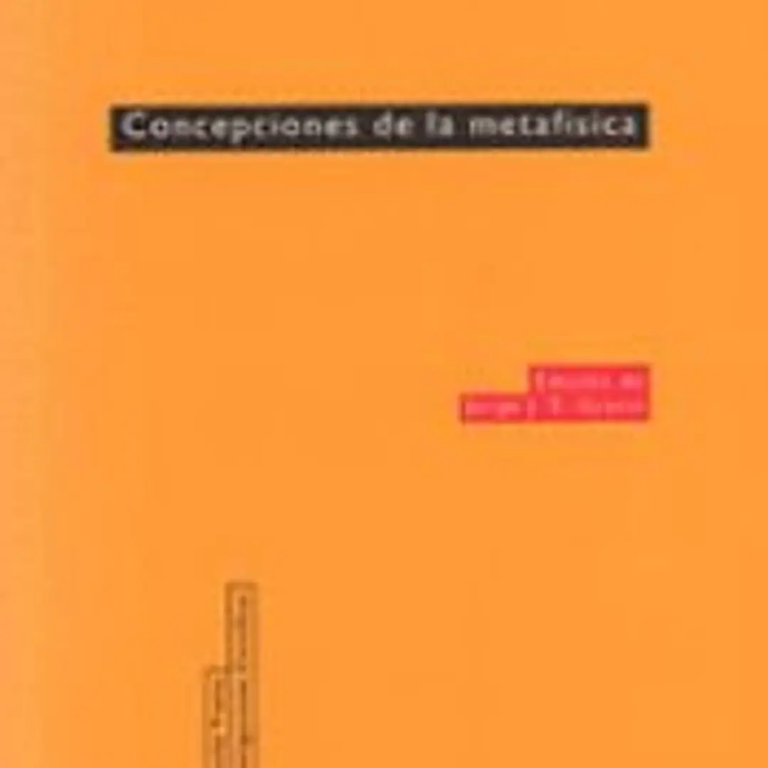 Concepciones de la metafísica 1