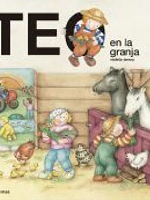 Teo en la granja