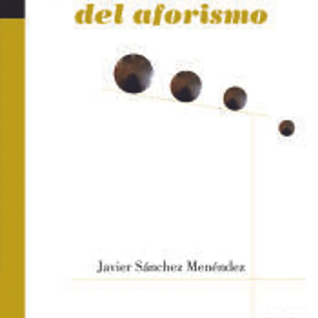 Para una teoría del aforismo 1