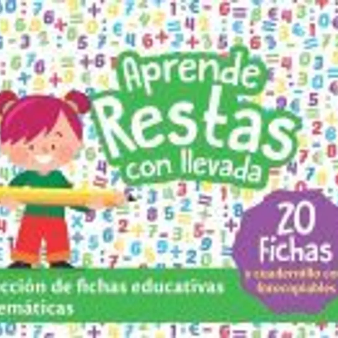 Cajas Educativas. Matemáticas: Aprende restas con llevada. 1