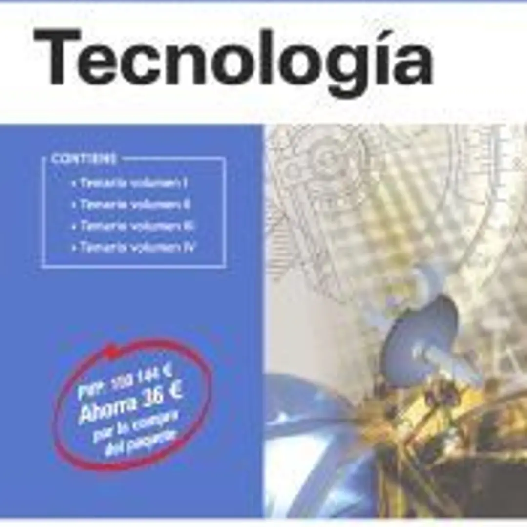 PAQUETE AHORRO TECNOLOGÍA CUERPO DE PROFESORES DE ENSEÑANZA SECUNDARIA 1