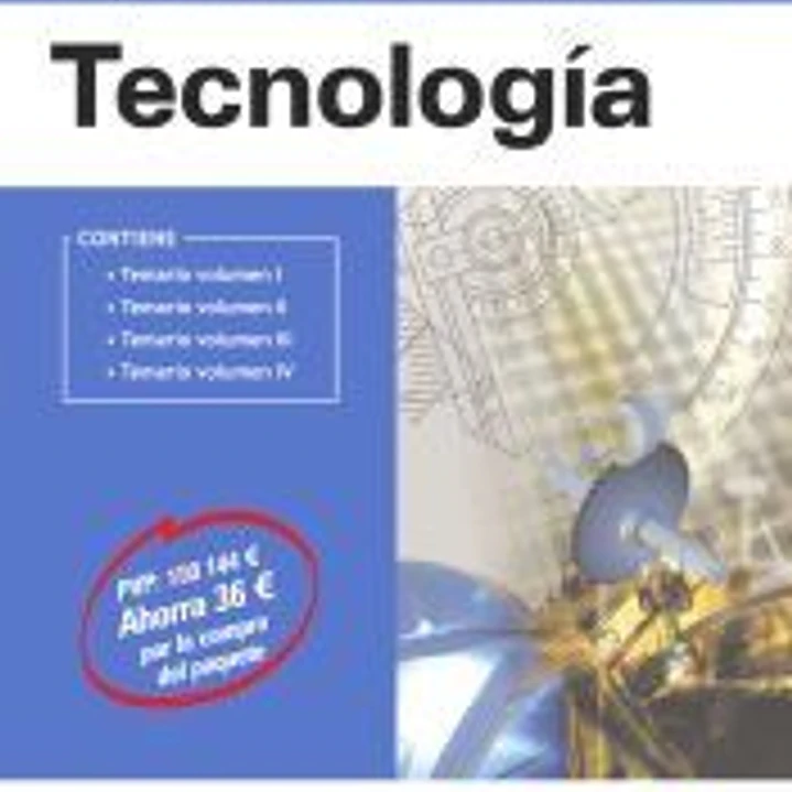 PAQUETE AHORRO TECNOLOGÍA CUERPO DE PROFESORES DE ENSEÑANZA SECUNDARIA 1