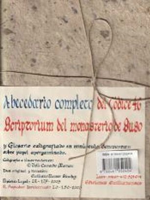 Abecedario completo del codice 46
