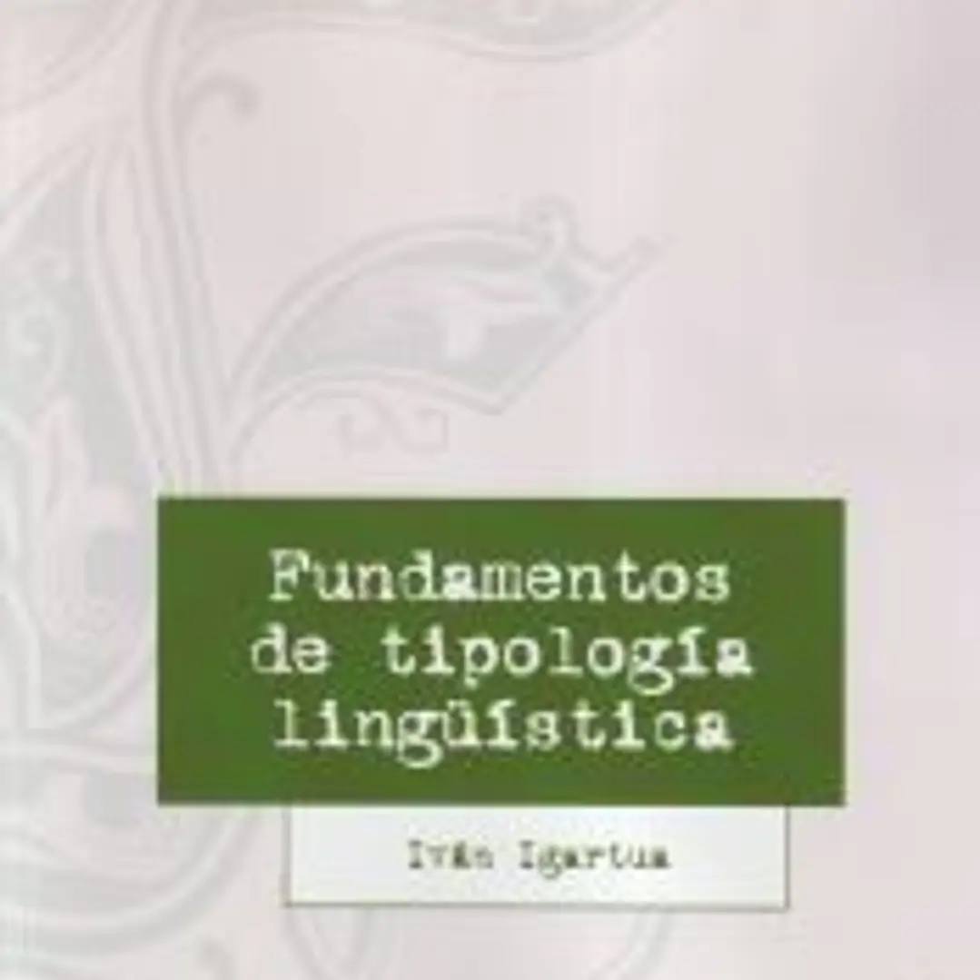 Fundamentos de tipología lingüística 1