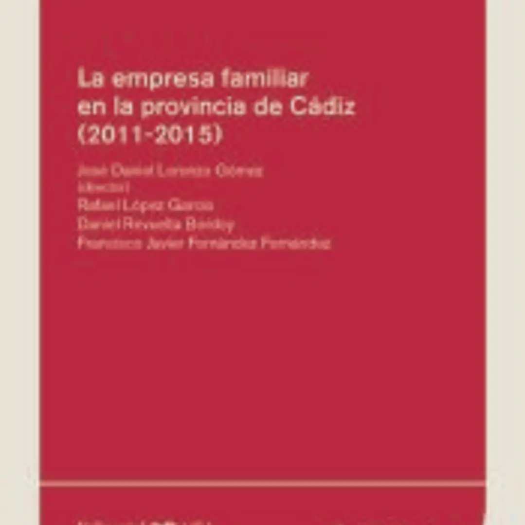 La empresa familiar en la provincia de Cádiz (2011-2015) 1