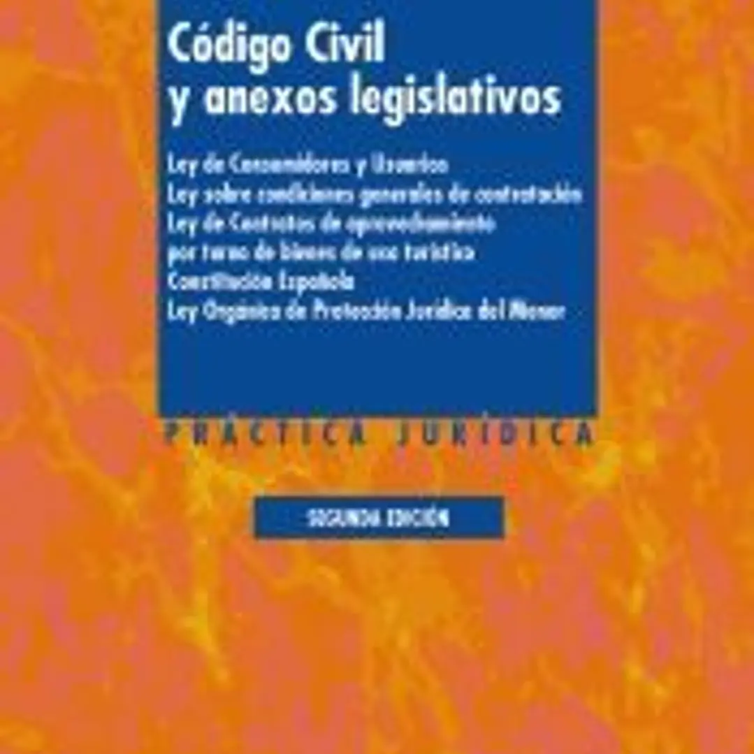 Código Civil y anexos legislativos 1