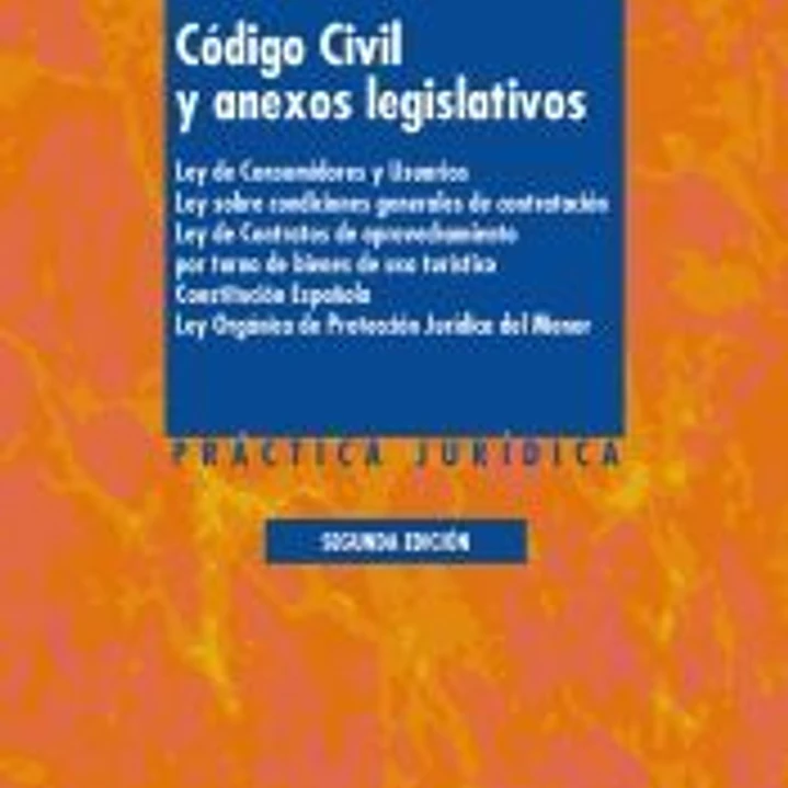 Código Civil y anexos legislativos 1