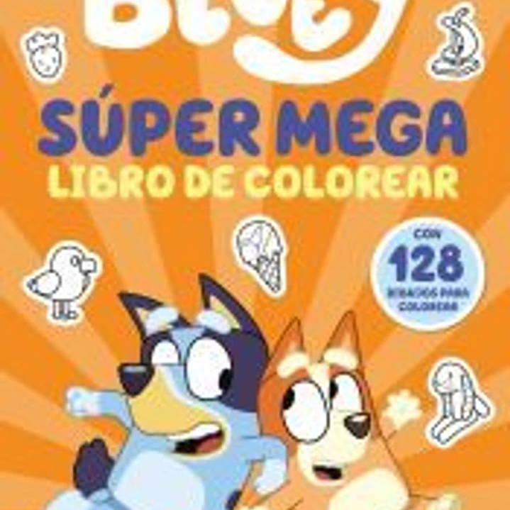Bluey. Actividades - Súper mega libro de colorear 1