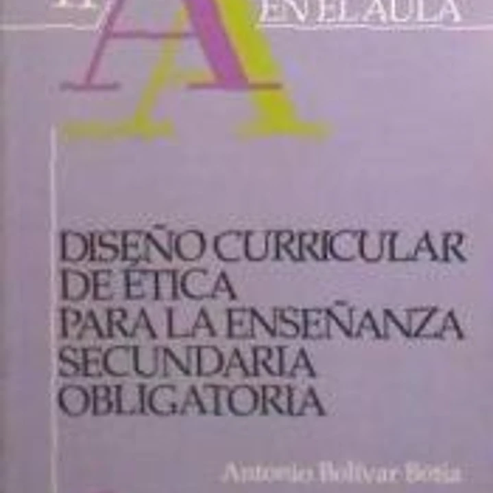 Diseño curricular de ética para la Enseñanza Secundaria Obligatoria 1