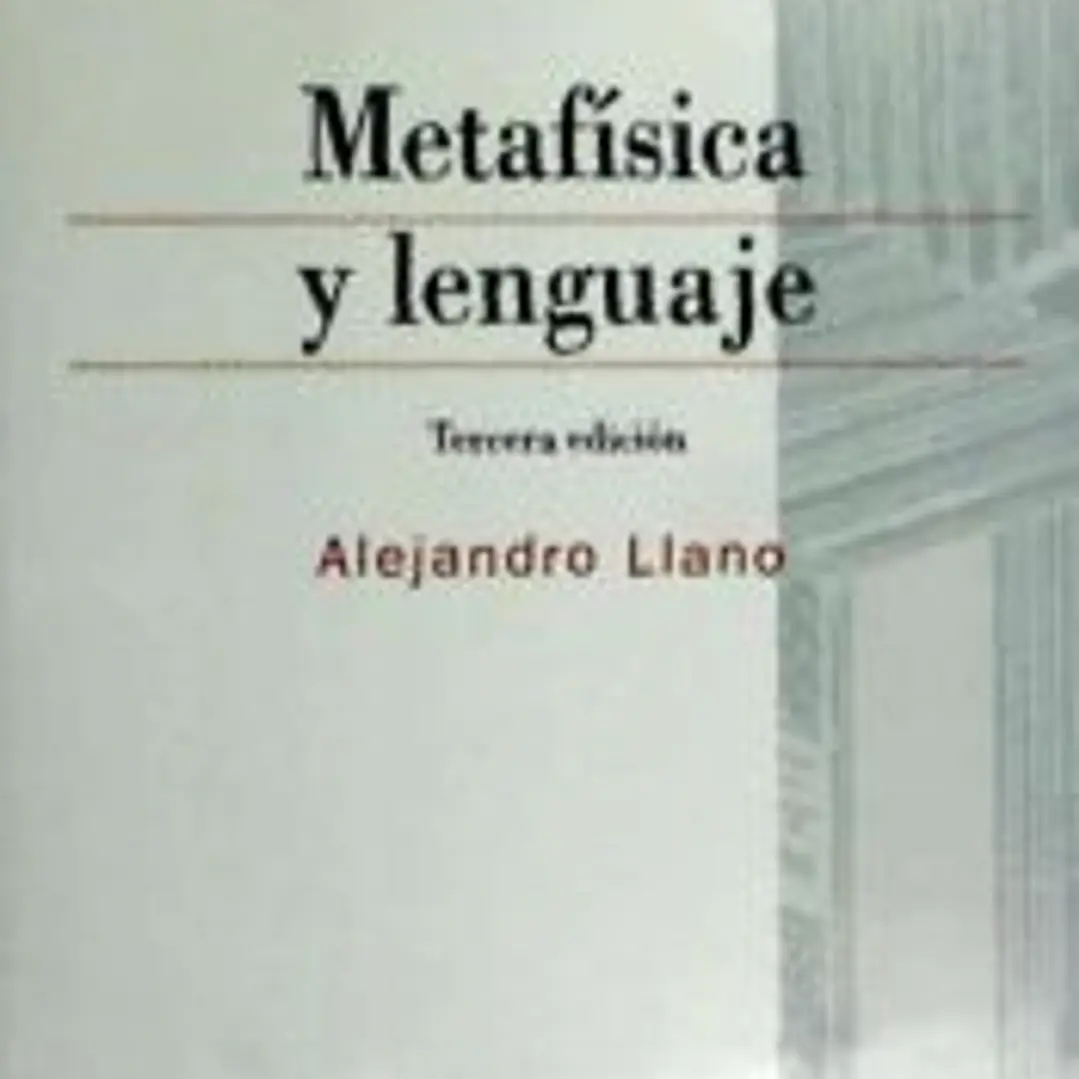 METAFISICA Y LENGUAJE 3¦ED 1