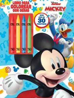 Mickey. Libro para colorear con ceras