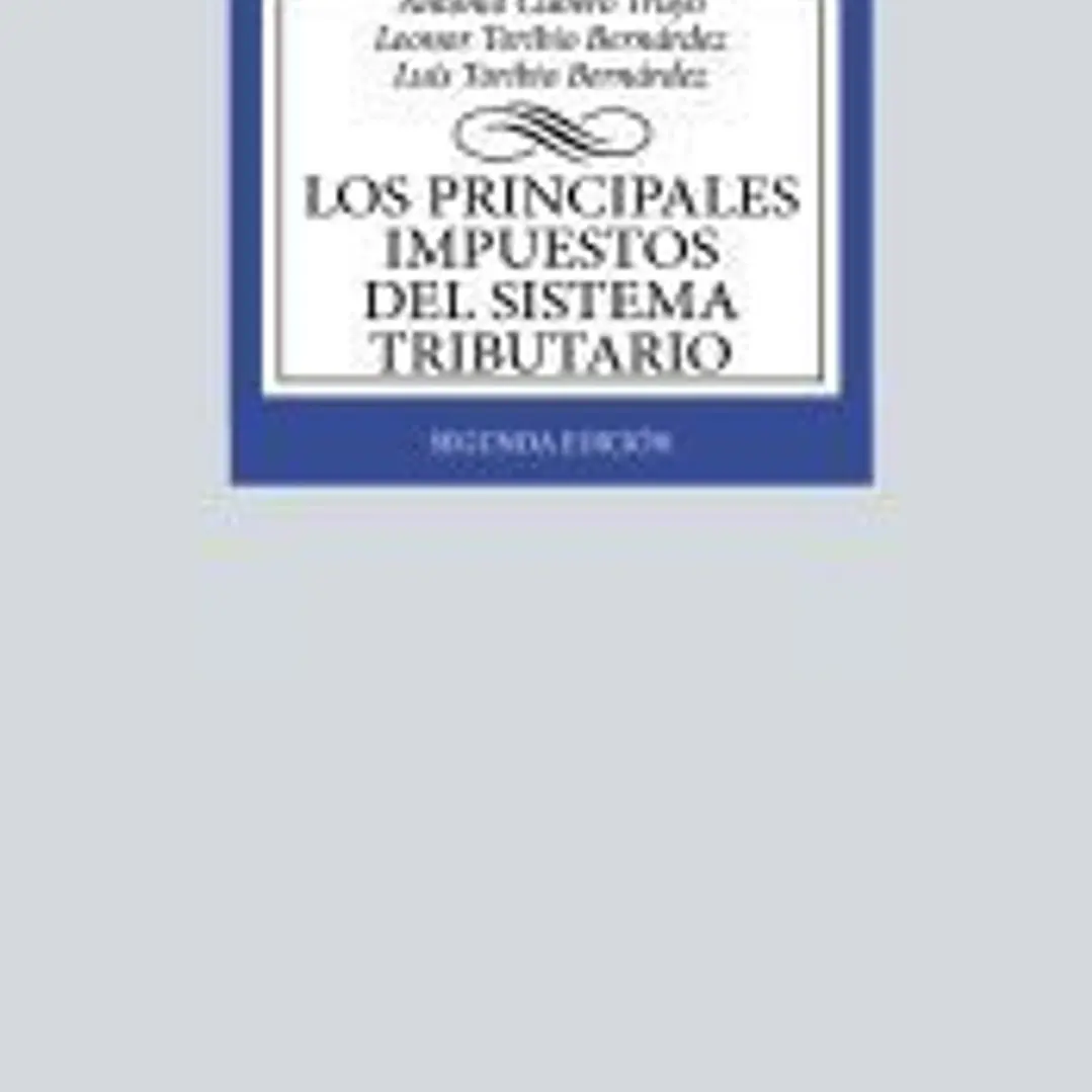 Los principales impuestos del Sistema Tributario 1