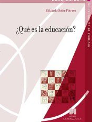 ¿Qué es la educación?