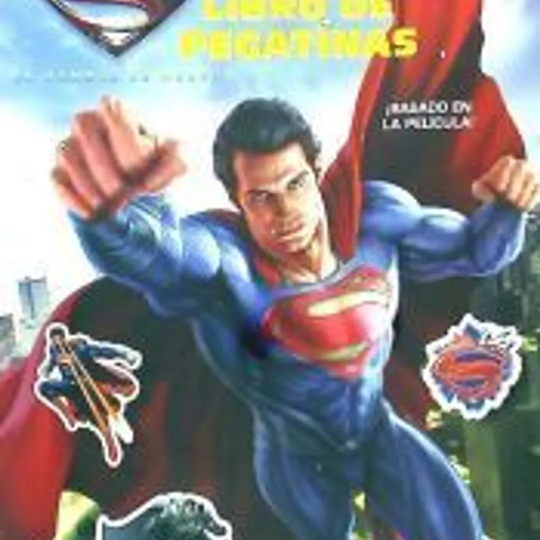 El hombre de acero. Libro de Pegatinas 1