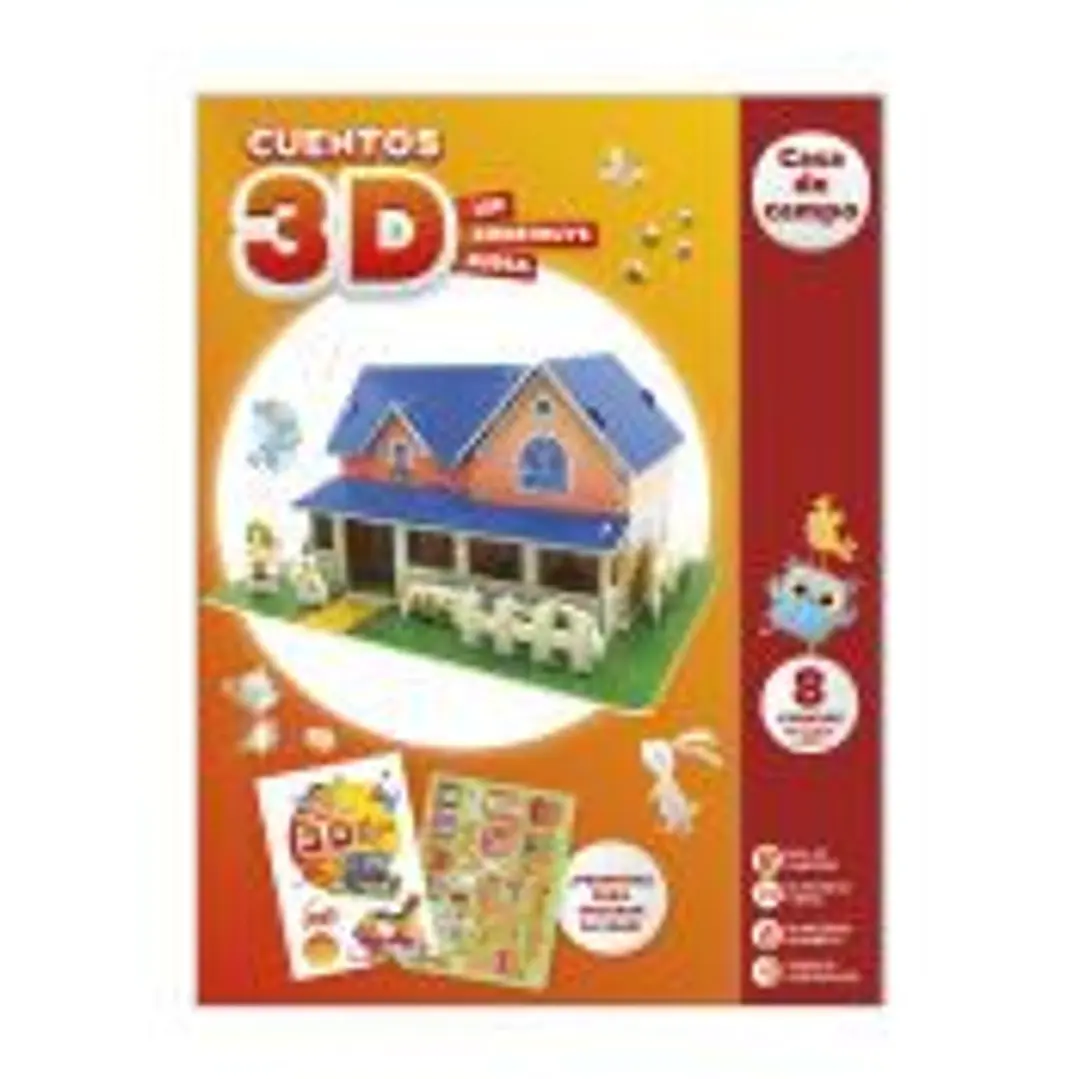 CUENTOS PARA IMAGINAR Y CONSTRUIR 3D - CASA DE CAMPO 1