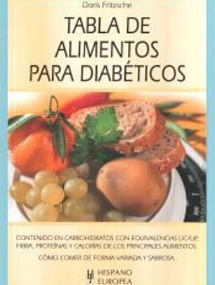 Tabla de alimentos para diabéticos