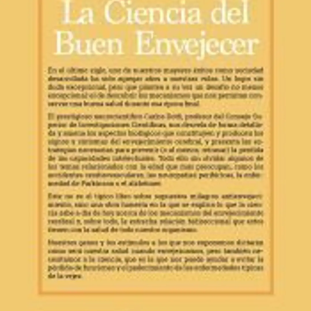 La ciencia del buen envejecer 1